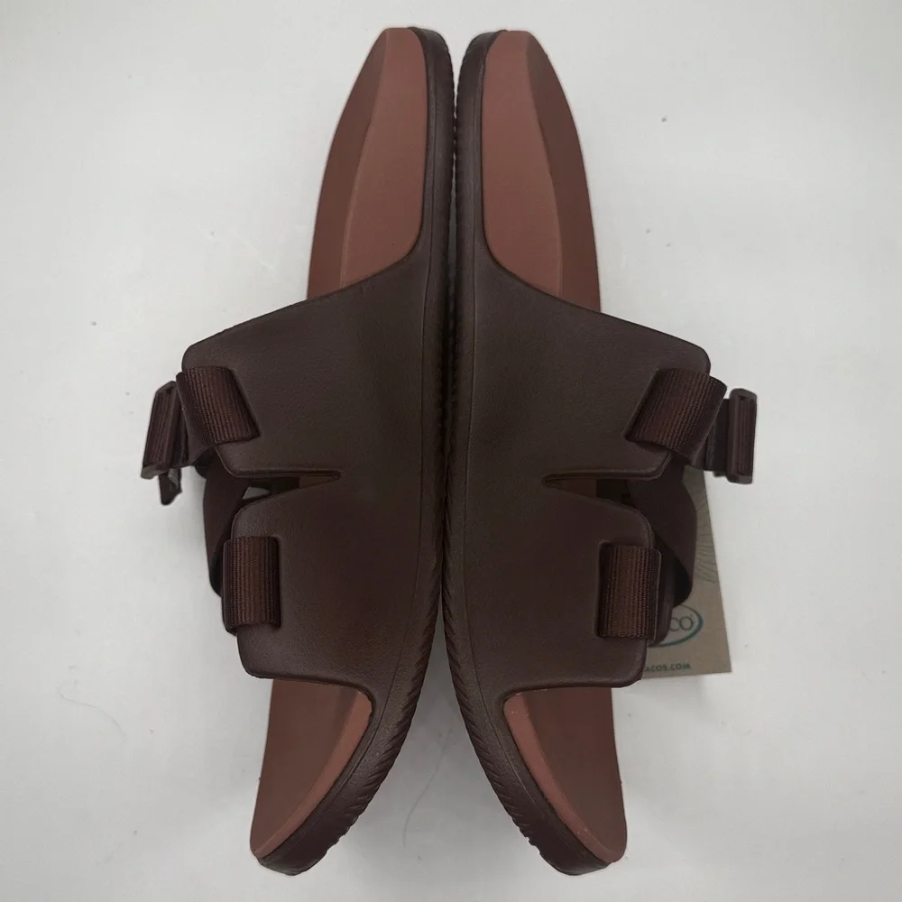 Chaco Men’s Brown Chillos Slide Sandals S-461 Sz 12